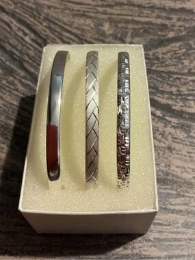 Sterling Silver Bangle Set